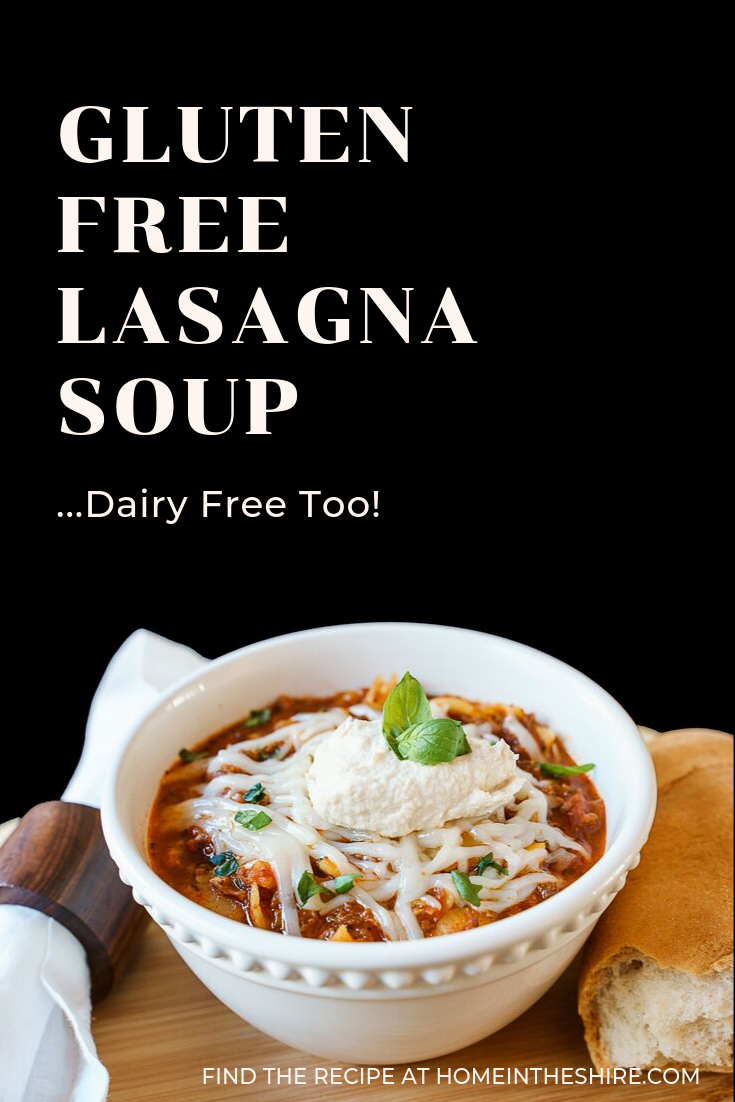 Gluten Free Lasagna Soup